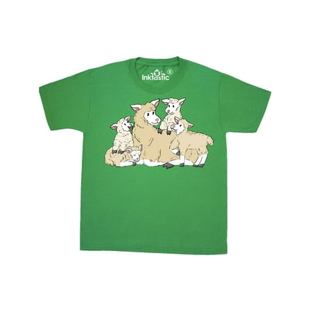 

Inktastic Cute Lamb Family Youth T-Shirt