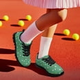 thumbnail image 6 of Chririnla Golf Ball Print Shoes for Boys Size 11.5 Little Kid Knitted Mesh Sports Shoes Comfort Lace Up Athletic Running Anti Skid Trainer, 6 of 7