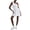 Linen White, variant on Women's Faron Draped One-Shoulder Mini Dress Linen White 8