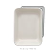 thumbnail image 4 of JUST COOK Rectangular Ceramic-Coated Glass Food Storage Container with Lid, 47.3 oz, Light Gray, 4 of 4