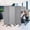 light gray, variant on Mobile Soundproof Room Divider on Wheels, 66" Folding Acoustic Panel for Noise Reduction, 3-Panel Office Partition for Privacy in Open Workspaces, Home & Classroom, Dark Grey