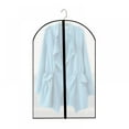 thumbnail image 3 of Hanging Garment Bag Lightweight Clear Full Zipper Suit Bags EVA Moth-Proof Breathable Dust Cover for Closet Clothes Dress Storage,1PC, 3 of 7