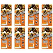 Gorilla Heavy Duty Construction Adhesive, 2.5 ounce Squeeze Tube, White, Pack of 8