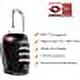 thumbnail image 3 of TSA Padlock 4-Number Combination Travel Suitcase Luggage Bag Code Lock (Black), 3 of 5