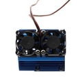 thumbnail image 3 of Ventilador de refrigeración del radiador del radiador del Motor RC de 41-43mm para 1/8 RC , Azul, 3 of 8