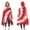 Red White Tie, variant on Wearable Blanket,Black White Tie Dye Mandala Pattern Hooded Wearable Flannel Blanket for Adults & Teens,Winter Poncho Shawl Wrap Cape Cozy Anti-Pill,60"x80"