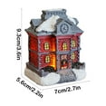 thumbnail image 3 of HongHeng Christmas Village, Plastic Christmas Village Houses Figurines for Christmas Tree Decorations, Vintage Christmas Village Collection for Christmas Holiday Home Decorations, 3 of 6