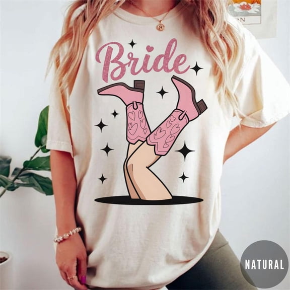 Bride Rodeo Boots Shirt, Bachelorette Party Tee, Pink Cowgirl Bride Graphic Shirt, Western Bride To Be T-Shirt, Wedding Weekend Outfit TSHIRT All Size S-5XL