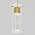 thumbnail image 2 of Artika Essence Modern LED 1-Light Pendant Light Fixture, Gold, 2 of 5