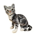 thumbnail image 1 of Muñeca de Gato Perfke Juguete de Peluche Negro 27cm, 1 of 9