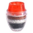 thumbnail image 1 of Rojo, 5 Piezas Mini Filtro de Agua Purificador de Grifo Purificador de Carbono Herramienta para el hogar, 1 of 5
