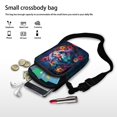 thumbnail image 7 of HELLHERO Wolf Pattern Polyester Travel Crossbody Purse with Zipper Closed Women Messenger Bag for Travel, Outdoor and Daily Use, 7 of 7