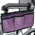 Duety Wheelchair Armrest Side Bag Walker Organizer Bag with Reflective