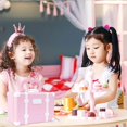 thumbnail image 4 of Fiudx Ofertas Del Día Kit De Belleza De Maquillaje Lavable Para Niños, Kit De Maquillaje Para Niñas Princesas Muñecas Vestir Juguete, Kit De Maquillaje Para Niños Pequeños Kits Cosméticos Maquillaje, 4 of 5