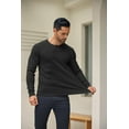 thumbnail image 4 of COOFANDY Mens Sweater Crew Neck Cable Knit Sweater Long Sleeve Casual Twist Textured Pullover Sweaters, 4 of 7