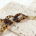 thumbnail image 4 of BOCAR Statement Chunky Acrylic Chain Link Choker Necklace Fashion Women Collar Necklaces Acrylic Resin Chain Necklace(N0097-Tortoiseshell), 4 of 7