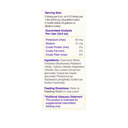 Alkazone Alkaline Water for Cats & Dogs