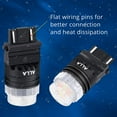 thumbnail image 6 of Alla Lighting Newest Mni Super Bright 3457 3157 LED Switchback Bulbs Turn Signal Lights Dual Color 6000K White (DRL/Parking)/Amber Yellow(Blinker) 4157NA 3457NA 3157NA, 6 of 9