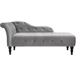 Skyline Furniture 6006VLVPRL Tufted Chaise Lounge Velvet Buckwheat Walmart