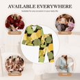 thumbnail image 7 of Honeii Bee honey print Women's Pajama Sets Long Sleeve Button Down Sleepwear Nightwear Soft Pjs Lounge Sets-X-Large, 7 of 7