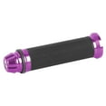 thumbnail image 4 of Puños de goma para manillar de motocicleta, de aluminio CNC, para manillar de 7/8", color morado, 4 of 10