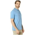 thumbnail image 2 of Polo Ralph Lauren Mens Heathered Cotton Short Sleeve Polo Shirt Soft Blue Small, 2 of 3