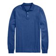 thumbnail image 3 of IAJDKMEK Men's Casual Collared Long Sleeve Shirt - Solid Polo Top for Autumn, Lightweight Shirt for Work, Versatile Polo Shirts for Men Daily Wear, 3 of 4