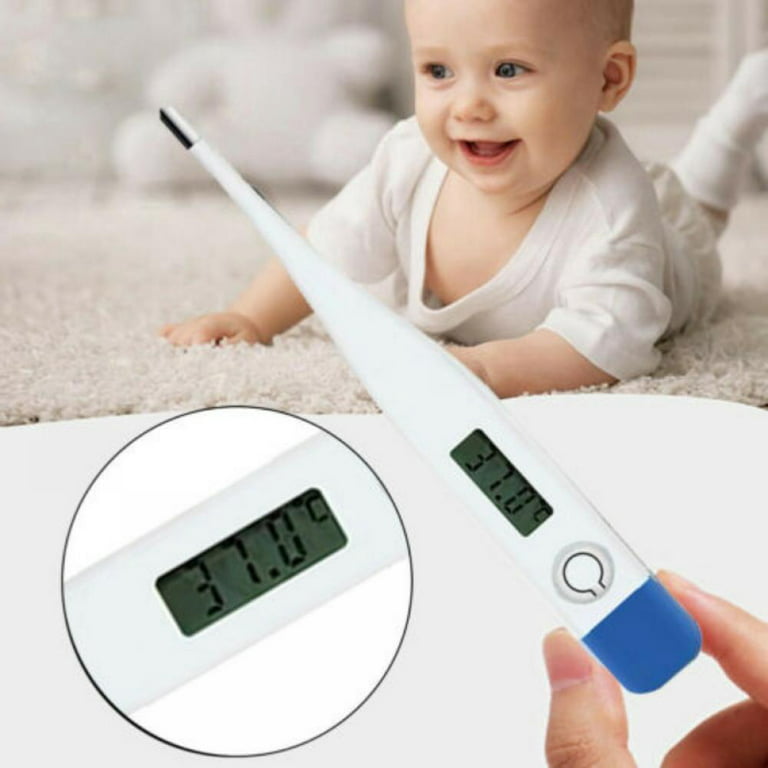 Digital Thermometer for Adults, Thermometer for Adults, Children and Babies,  Oral Thermometer, Rectal Thermometer, Underarm Thermometer, Temperature  Thermometer, 60 Seconds Readings, Blue 