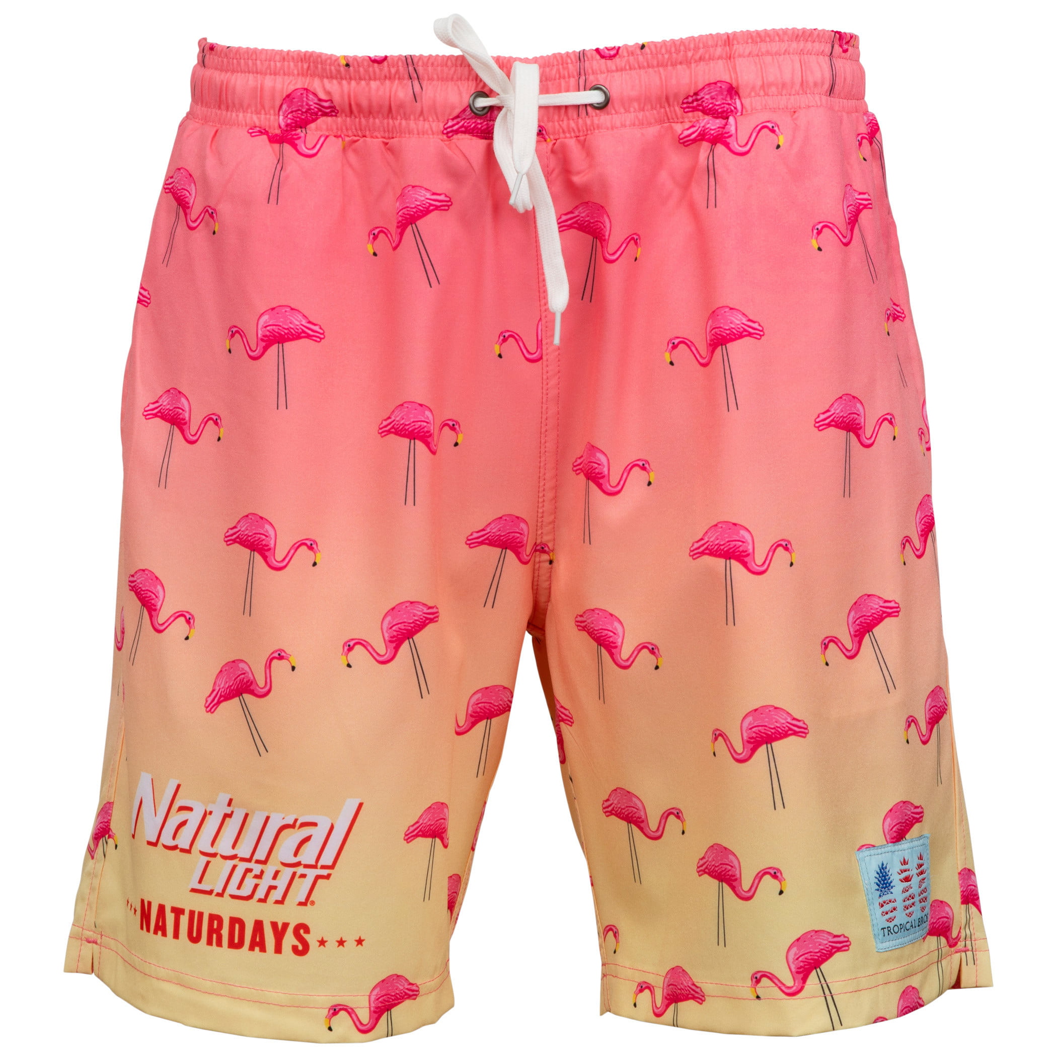 Summer Quick Dry Swimming Pants jdadaw Mens Beach Shorts Natural-Light-Naturdays-Strawberry 