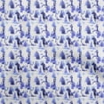 thumbnail image 1 of oneOone Cotton Flex Dark Purple Fabric Horse Diy Clothing Quilting Fabric Print Fabric By Yard 40 Inch Wide-P9, 1 of 6