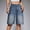 Blue-2, variant on Women's Baggy Jeans Jorts Mid-Low Waisted Denim Y2K Hip-Hop Streetwear Shorts Summer Hot Pants