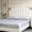White Queen Size WH, variant on AuroraX Bed Sheets Satin Queen Size Fitted Sheets Cooling,Sold Separately Deep Pockets Beige Double Bed Sheet for Summer