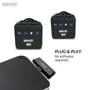 Bower Dual Pro Wireless Lavalier Microphone System