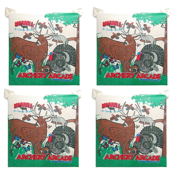 Morrell Youth Arcade Field Point Archery Bag Target for 30lb Bows, 4 Pack
