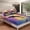 Orange Blue, variant on Erosebridal Couple Dolphin Bed Sheets Set Twin Size, Romantic Sunset Bed Sheets Twin, Ocean Animal Twin Sheet Sets, Lightweight Room Decoration, 3pcs