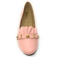 thumbnail image 4 of Victoria K Women's Ruffle With Gold studs Ballerina Flats, 4 of 5