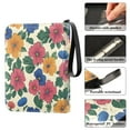 thumbnail image 4 of Game Card Storage Bag Collectible Trading Card Albums The 4-Pocket Card Binder With 50-Page Sleeve Can Hold 400 Game Cards Lovely Flowers, 4 of 6