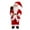 Red, variant on Qocolhg 12 Inch Santa Claus Standing Santa Figure Gift Home Decor Figurine Xmas Ornament for Table Home Shop Indoor Outdoor Christmas Party, Christmas Decorations Clearance