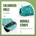 thumbnail image 4 of Lawn Aerator Shoes for Grass, 2026 New Aerator Lawn Tool Heavy Duty with Adjustable Loop Strap and 26 Steel Spikes, Universal Fit Aeration Shoes for Yard, Garden, Patio Soil – Men's Sizes 6-14, 4 of 7