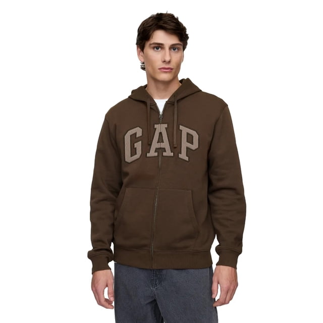 Sudadera con Capucha GAP Heritage Logo con Cierre Completo L