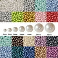 thumbnail image 3 of U8MO 4mm/6mm/8mm Round Pearl Glass DIY Loose Spacer Beads Wholesale Lot-Black-4mm, 3 of 9