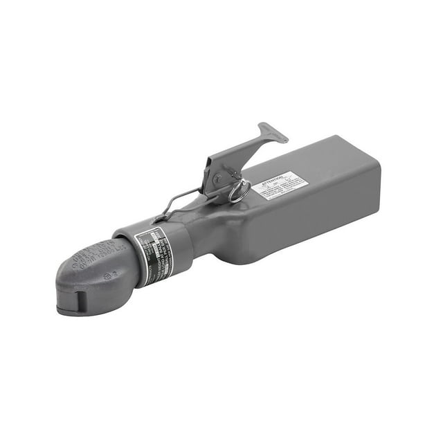 Bulldog Trailer Coupler 028462 COLLAR-LOK; Square/Rectangular Tongue; 12500 Pound Lift Capacity; For 2-5/16 Inch Ball; High Profile Latch