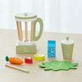 thumbnail image 3 of Little Chef Frankfurt Wooden Toy Blender with Cuttable Play Food, 3 of 6