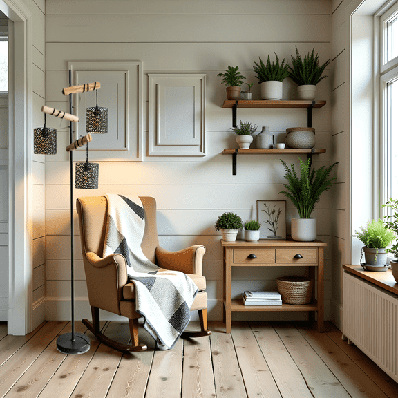 3 Lights Metal Shades Floor Lamp,Rustic Standing Lamp 70"