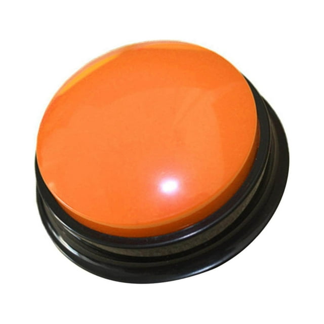 fastboy Boutons Parlants Amusants Enregistrables pour Répondre, Orange