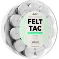 thumbnail image 2 of ADV Dry Tennis Overgrip Tape - 3, 12, 30, 60 Pack - FeltTac Tennis Racket Grip Tape - Ultra Absorbent Tennis Grip Tape - Comfort Tennis Racket Grips - Tennis Grips Overgrip (30-Pack White), 2 of 4