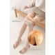 thumbnail image 2 of Medias con forro polar para mujer, medias cálidas de invierno, medias térmicas opacas de cintura alta para mujer, pantimedias de forro polar suave, 400g, 2 of 5