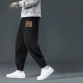 thumbnail image 2 of Pantalones casuales punk para hombre, pantalones harén holgados de otoño e invierno para hombre, ropa de pana suelta, ropa de calle de bajo precio, estilo vintage Y2k, 2 of 5