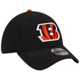 thumbnail image 3 of Men's New Era Black Cincinnati Bengals Classic 39THIRTY Flex Hat, 3 of 6
