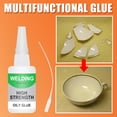 thumbnail image 1 of 30/50g Oily Glue Transparent Quick-drying Super Sticky Multifunctional Ceramic Tile Glass Wood Metal Repair Glue Household Supplies, 1 of 7